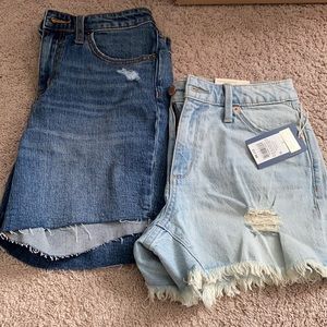 Denim shorts